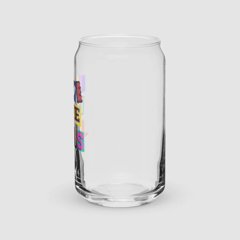Love Like Jesus Can-Shaped Glass