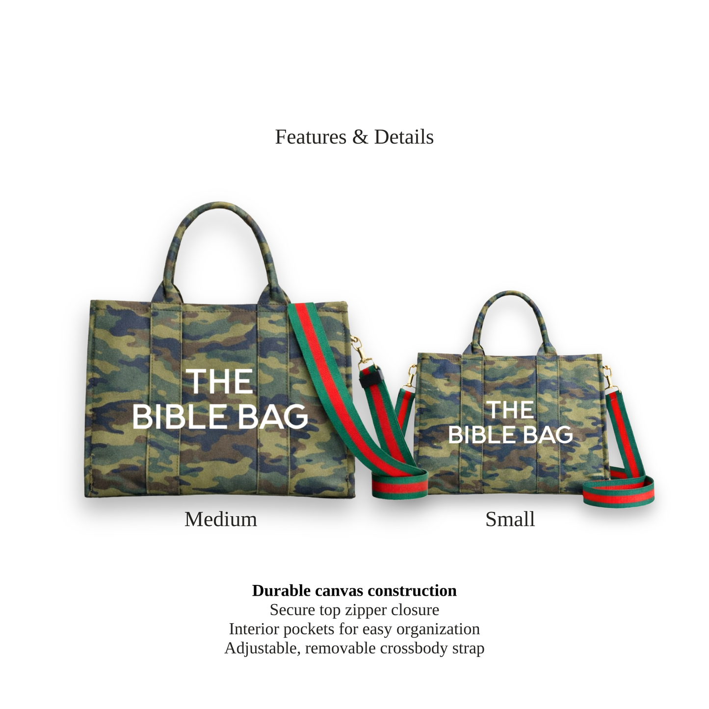 Camouflage Bible Bag