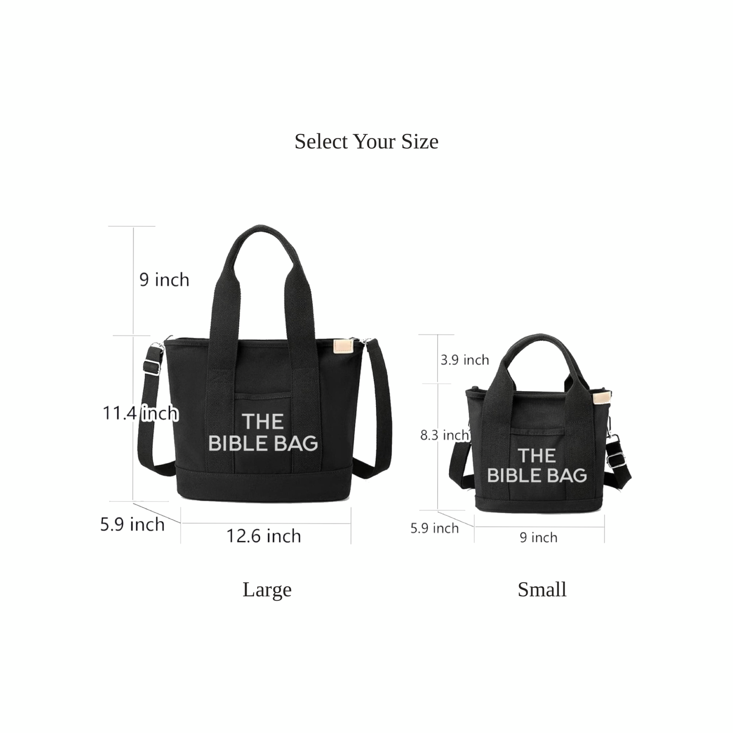 Bible Bag Canvas Tote