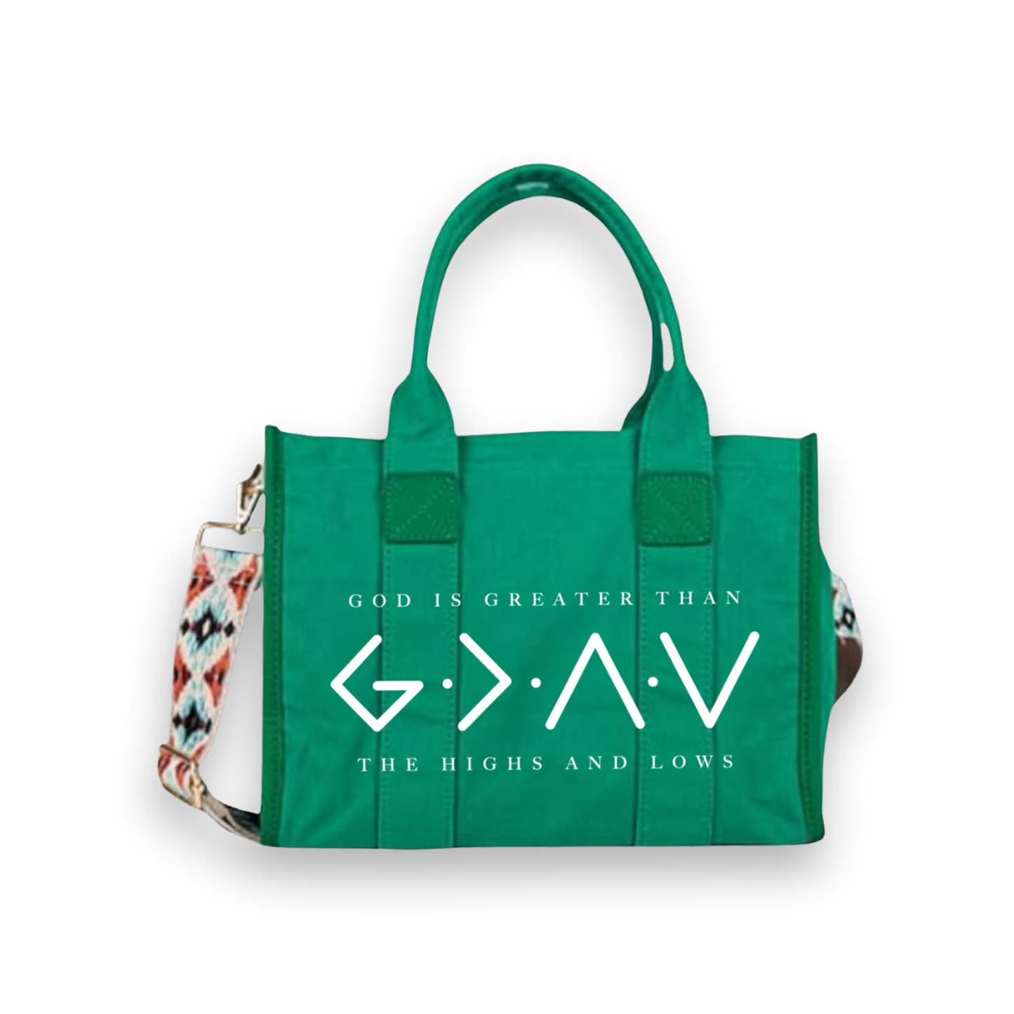 God Is Greater Tote