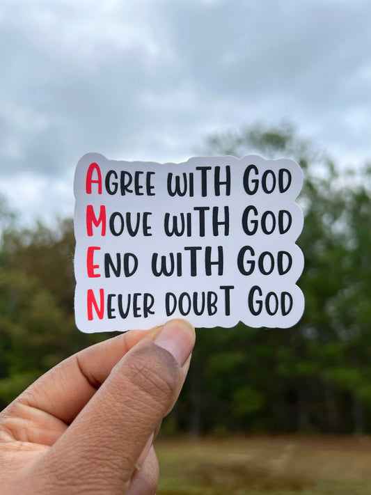 AMEN Sticker