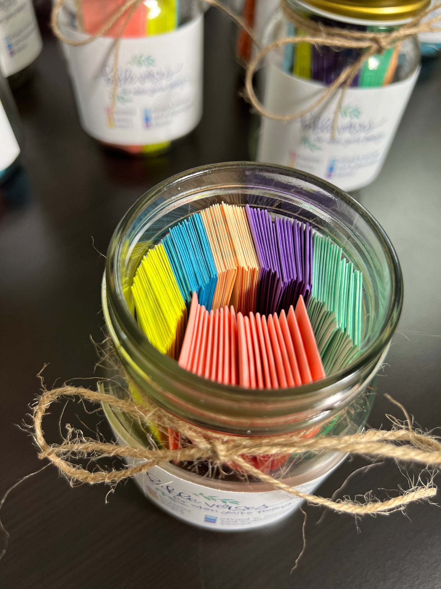 Color Coded Bible Verse Jar