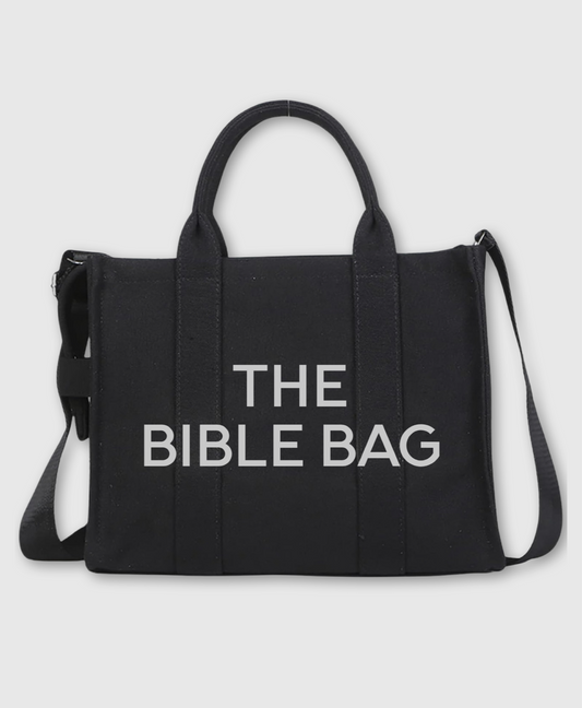 Large Bible Bag Canvas Tote