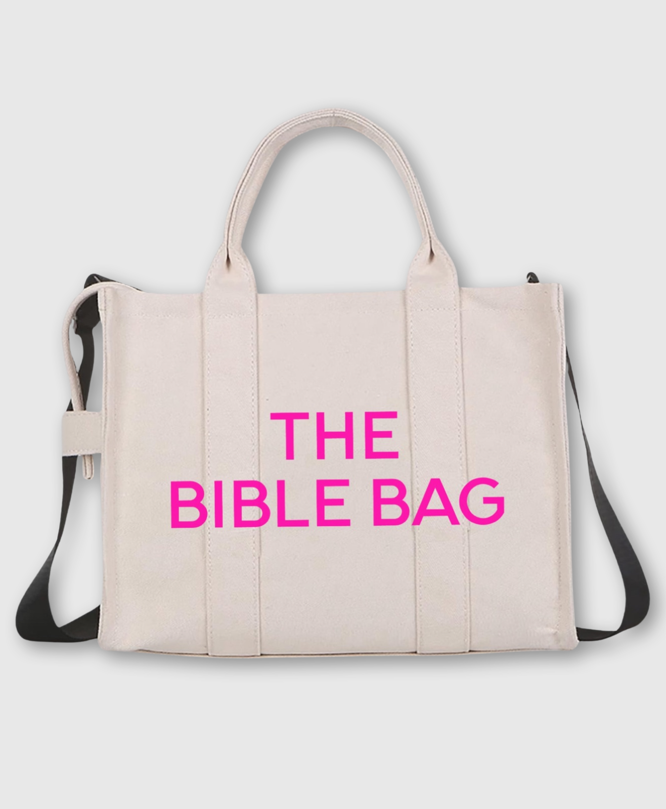 Large Bible Bag Canvas Tote