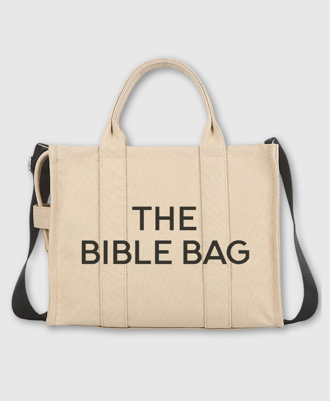 Large Bible Bag Canvas Tote