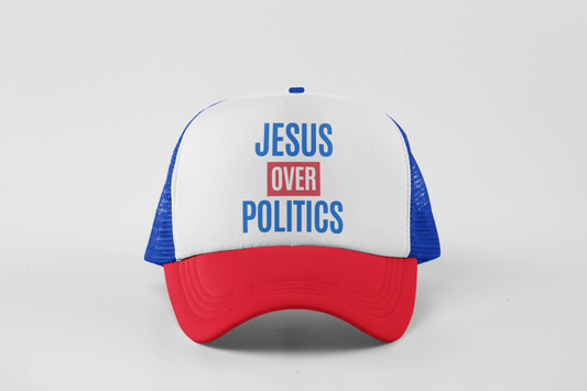 Jesus Over Politics Trucker Hat