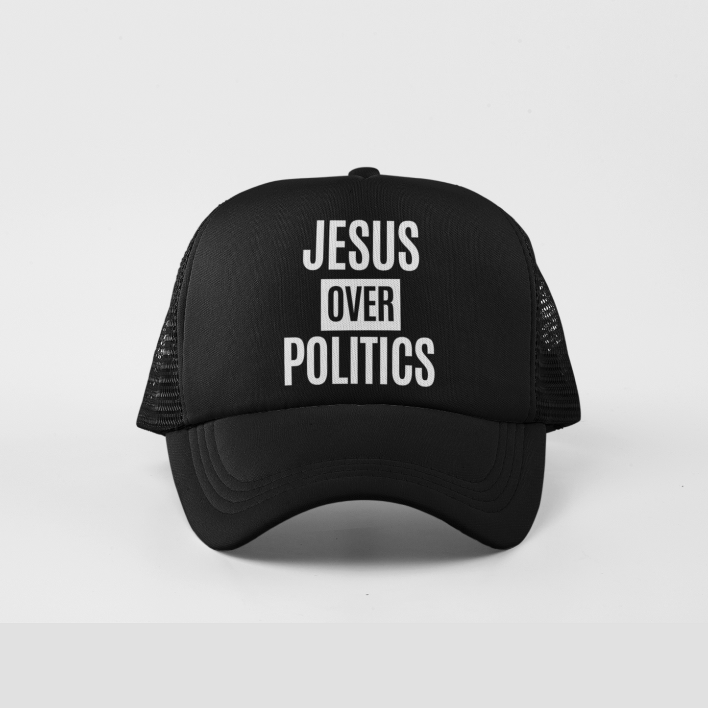 Jesus Over Politics Trucker Hat